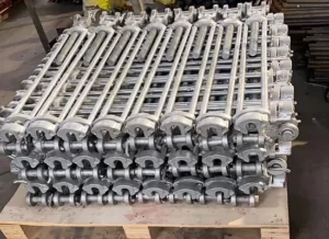 Exporting Country: Singapore Order Products: Container Fittings and Lashing Equipment Contract Date: 2021.6.13 Quantity: 664pcs Customer Vessel Details Ship type: container ship Gross tonnage / TEU: 153115 Introduction: total length: 366.00m, profile width: 51.00m, profile depth: 30.00m Major Project Installation of hybrid desulfurization system. Hull Engineering: overall demolition of old chimneys, overall hoisting and loading of new chimneys, installation of desulfurization system equipment base and platform vertical ladder, the transformation of No.6 (P / s) ballast tank and empty cabin of the engine room into the functional cabin of desulfurization system, and transformation of engine room ventilation pipe. Improvement and replacement of cargo hatch cover and foot; Engine room engineering: desulfurization system equipment installation, piping connection, electrical equipment installation, cable laying, wiring, and commissioning; Painting works: sanding and painting of outer plate, cleaning of anchor chain cabin, sanding and painting of new chimney sections, sanding and special painting of functional cabin of desulfurization system; Dock repair works bottom plug switch, vacuum pumping. Blade polishing flaw detection, rudder clearance measurement, front and rear tail shaft seal replacement, valve box grille switch, zinc block replacement, anchor chain routine, sea valve, submarine valve maintenance and replacement. I CCP replacement. New outboard pipe of desulfurization system; Container fittings and lashing equipment update. Communication Process The customer has hired a reputable maintenance company to overhaul his ship. However, they realized that more fasteners were needed to ensure the safety of the container, so they contacted us, our professional ship parts engineer, to provide the best solution for customers’ ship parts. Finally, gosea marine timely produced and supplied the products they needed for customers in an efficient and effective way.