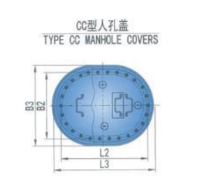 Poklopac brodskog šahta tipa CC