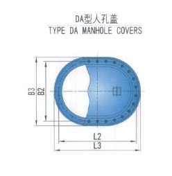 វាយ DA គំនូរគម្រប manhole សមុទ្រ