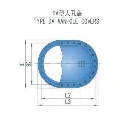 Кришка морського люка типу DA